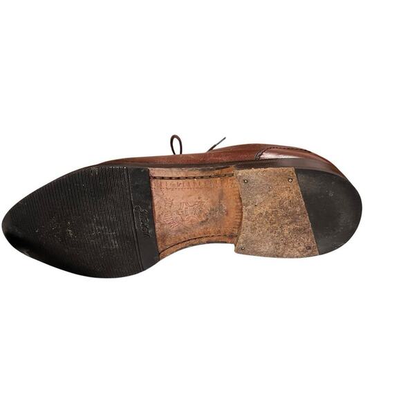 MEZLAN‎ Men's US Size 7M Leather Split Toe Fiore Or Amsterdam Oxford Dress Shoe - Picture 6 of 9